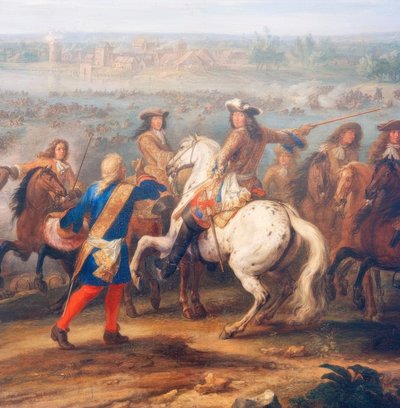 Traversée du Rhin à Lobith, 12 juin 1672 - Adam Frans van der Meulen