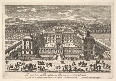 Le Château de Richelieu en Poitou du côté de l