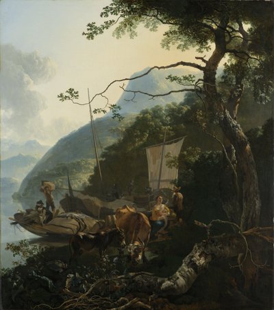 Mariniers amarrés sur le rivage d