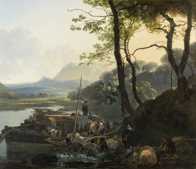 Le bac, vers 1657 - Adam Pynacker