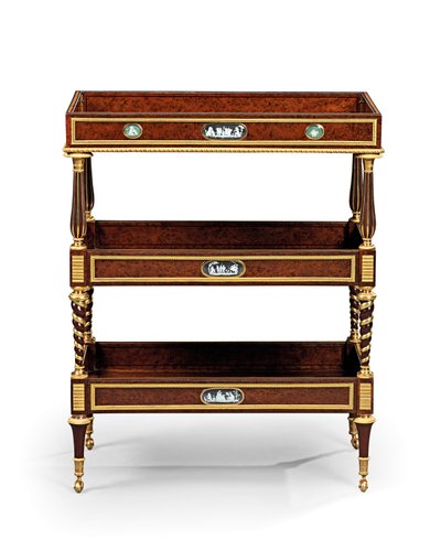 Table travailleuse en bois d