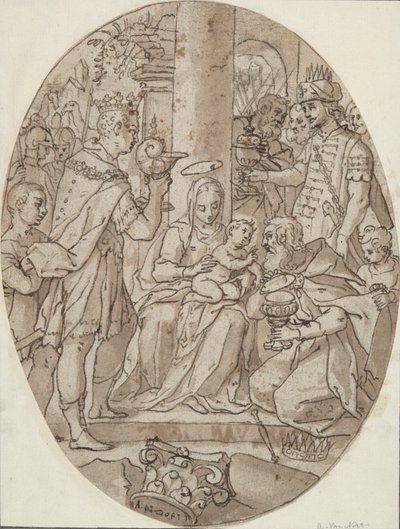 Adoration des Mages - Adam van Noort