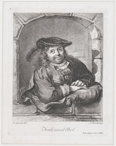 Portrait de Ferdinand Bol, 1803-08 - Adam von Bartsch