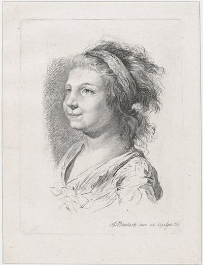Portrait de Maria Anna Schaubach, 1785 - Adam von Bartsch