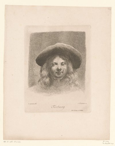 Portrait de Moses ter Borch - Adam von Bartsch