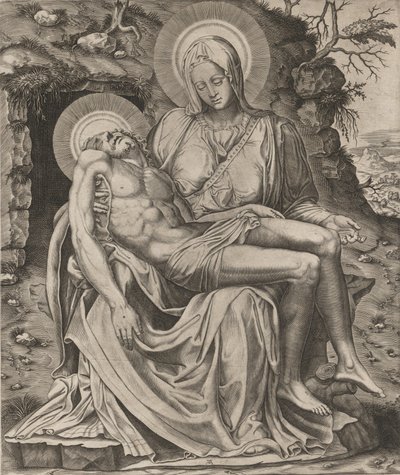 Pietà du Vatican, 1566 - Adamo Scultori