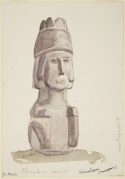 Statue en pierre de 60 cm de haut d