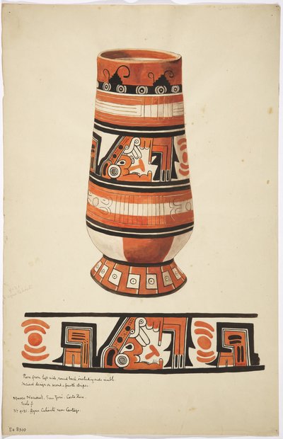 Un pot et son motif d