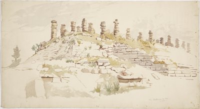 Ruines à Ake, Yucatan, Mexique - Adela Breton