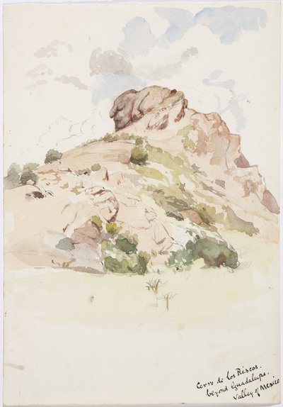 Vue - Cerro de los Riscos, au-delà de Guadalupe, Mexique - Adela Breton