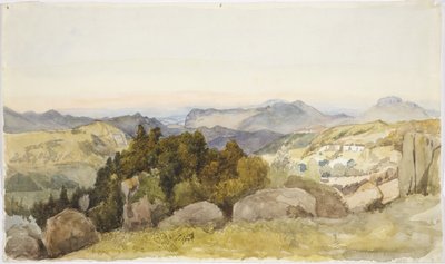 Vue depuis près de Zacualtipan vers le Golfe du Mexique - Adela Breton