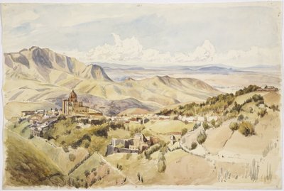 Vue près de Guanajuato, État de Guanajuato, Mexique (aquarelle) - Adela Breton