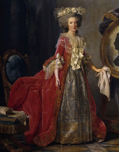Portrait de Marie-Adélaïde de France (1732-1800) connue sous le nom de Madame Adélaïde - Adelaide Labille Guiard