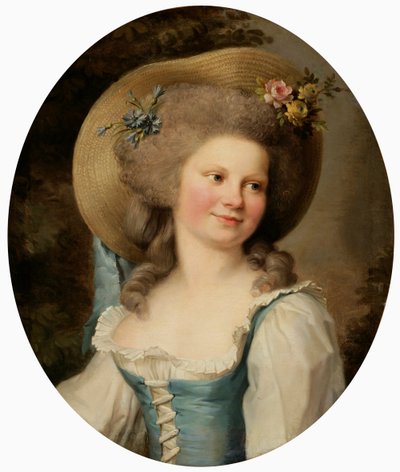 Madame Dugazon 1755-1821 en Babet dans la comédie Blaise et Babet, ou la Suite des trois fermiers - Adelaide Labille Guiard
