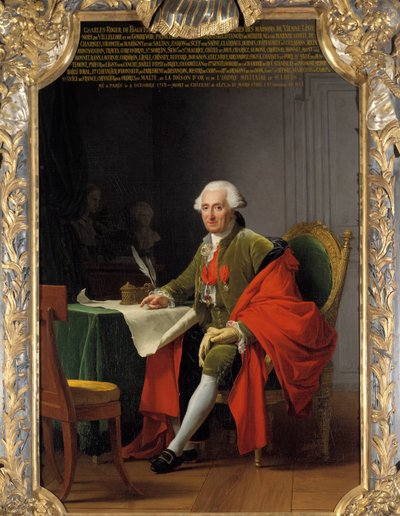 Portrait en pied de Charles Roger, Prince de Bauffremont (1713-1795) - Adelaide Labille Guiard
