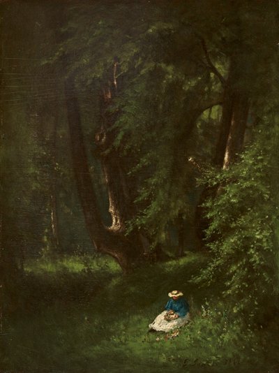 Dans les bois - Adlophe Lalauze