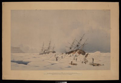 H.M.S. Phoenix et le Breadalbane au moment où ce dernier a été écrasé et coulé - Admiral Edward Augustus (after) Inglefield
