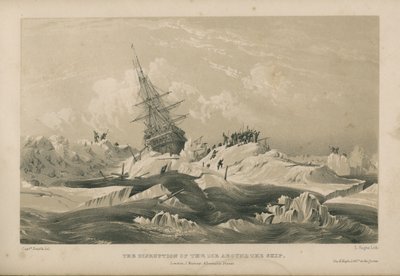 La rupture de la glace autour du navire - Admiral William Henry Smyth