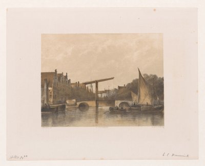 Vue de Zwanenburgwal - Adolf Carel Nunnink