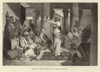 Égypte - Danser dans les ruines de Karnak - Adolf Closs