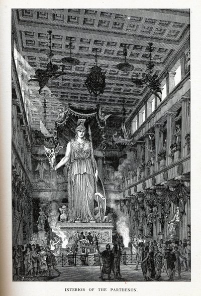 Intérieur du Parthénon, 1882 - Adolf Closs