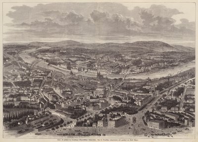 Vue aérienne de Bâle, Suisse - Adolf Eltzner