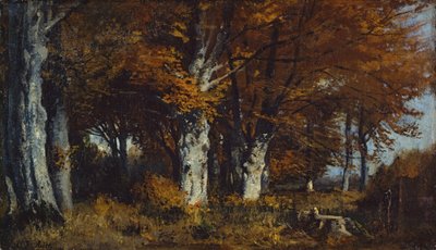 Forêt de hêtres en automne - Adolf Heinrich Lier