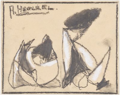 Composition abstraite - Adolf Holzel