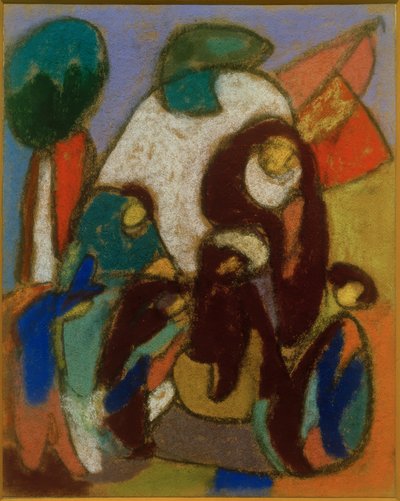 Groupe de figures - Adolf Holzel