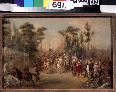 La chasse du tsar au 16ème siècle - Adolf Jossifowitsch Charlemagne