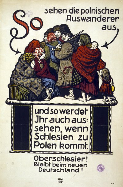 Affiche anti-polonaise allemande - Adolf Munzer