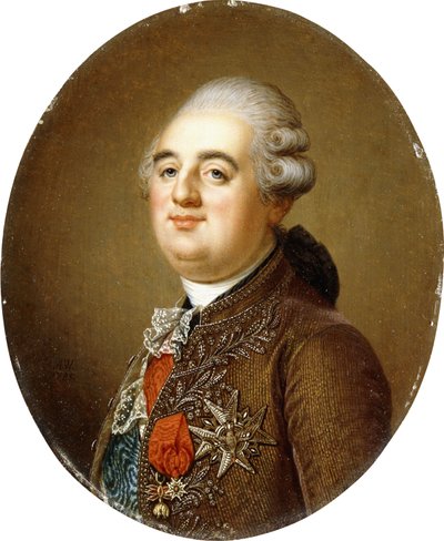 Portrait du roi Louis XVI de France, en buste, 1787 - Adolf Ulrich Wertmuller
