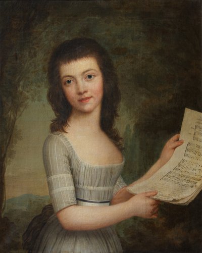 Portrait de Mademoiselle Wittfooth, 1789 - Adolf Ulrich Wertmuller
