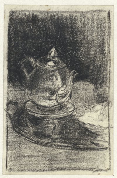 Théière sur un réchaud - Adolf le Comte