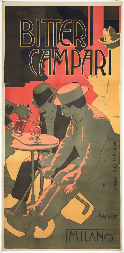 Bitter Campari, 1899 - Adolfo Hohenstein