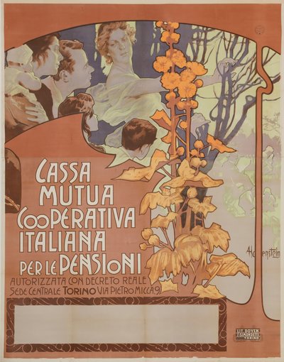 Caisse nationale mutuelle coopérative pour les pensions, 1898 - Adolfo Hohenstein