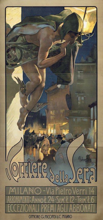 Corriere della Sera - Adolfo Hohenstein