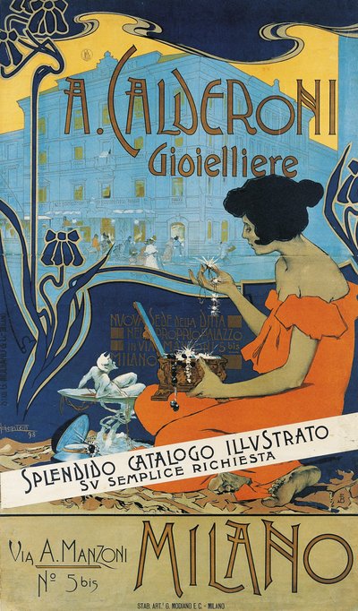 Bijoutier A. Calderoni, Milano - Adolfo Hohenstein