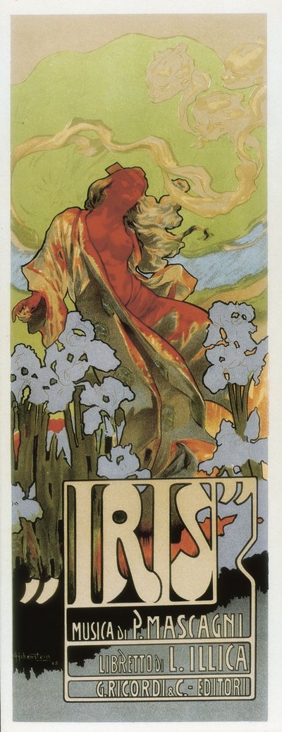 Opéra "Iris" par Pietro Mascagni - Adolfo Hohenstein