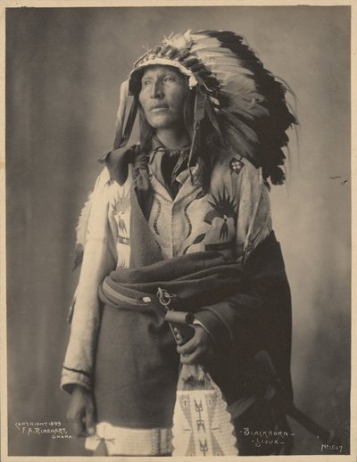 Blackhorn, Sioux - Adolph F. Muhr