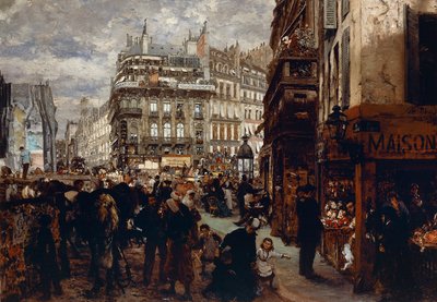 Un jour de semaine à Paris - Adolph Menzel