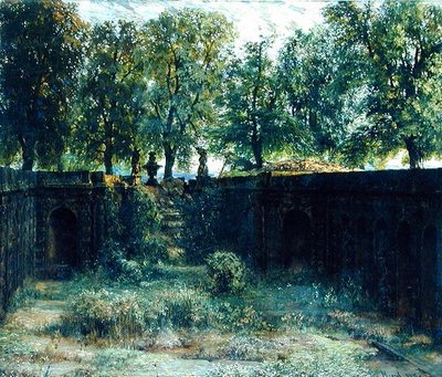 Nymphée dans le Zwinger à Dresde, 1850 - Adolph Menzel