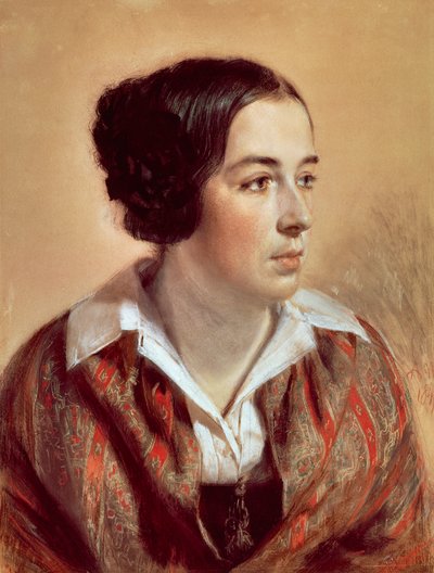 Portrait de Caroline Arnold - Adolph Menzel