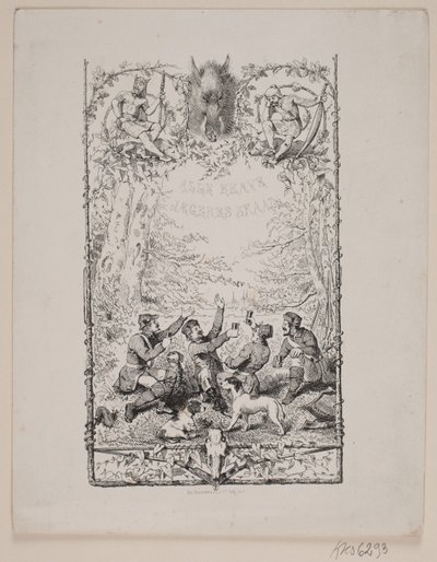 Le toast de tous les bons chasseurs - Johan Adolph Kittendorff
