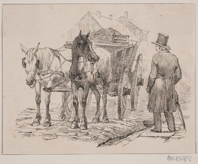 Le cheval du ramasseur d