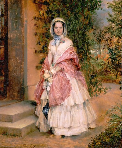 Clara Ilgner (qui deviendra Mme Schmidt von Knobelsdorff) - Adolph Menzel