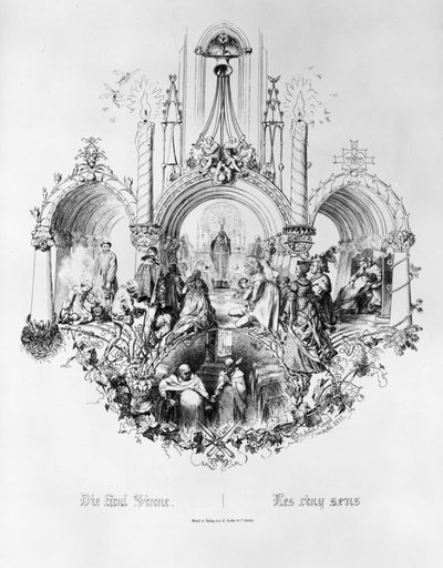 Les cinq sens - Adolph Menzel