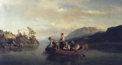 Soirée à Krøderen - Adolph Tidemand
