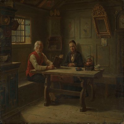 La solitude des personnes âgées - Adolph Tidemand