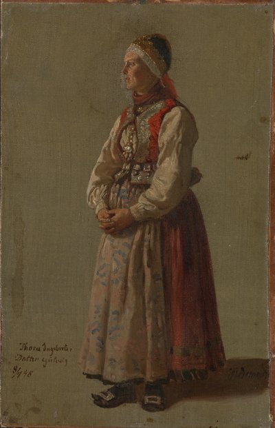Thora Ingebretsdatter Gulsvig - Adolph Tidemand